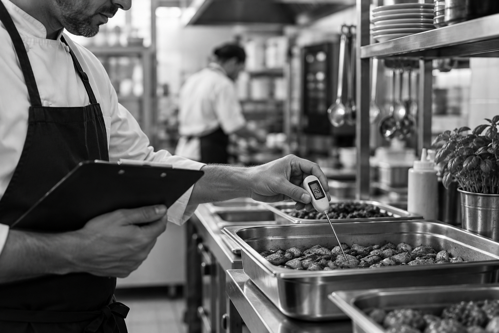 Controllo temperature degli alimenti durante le procedure Haccp