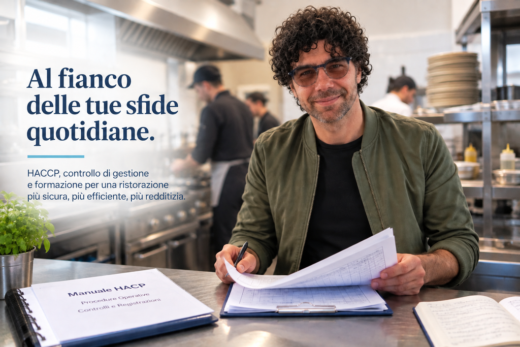 Federico Margutti in consulenza gestione economica e Haccp per la ristorazione
